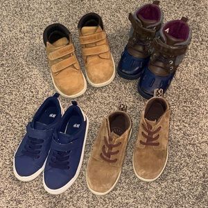 Lot of boys boots & tennis shoes